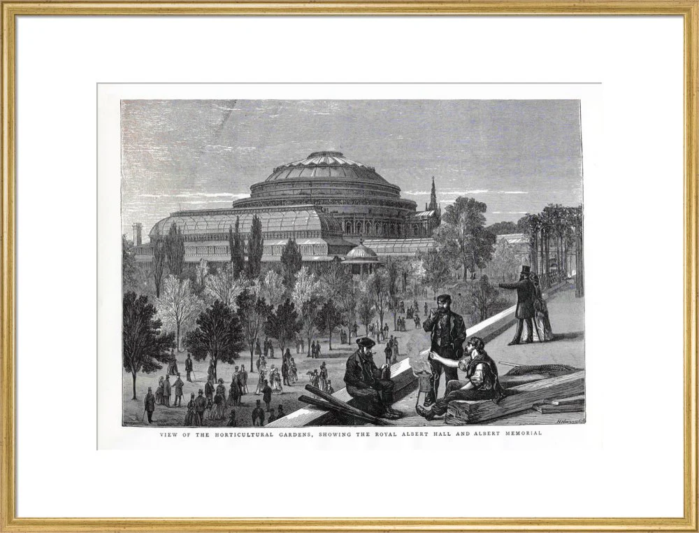 Exterior of the Royal Albert Hall from the Royal Horticultural Society Gardens Art Print - Image 21