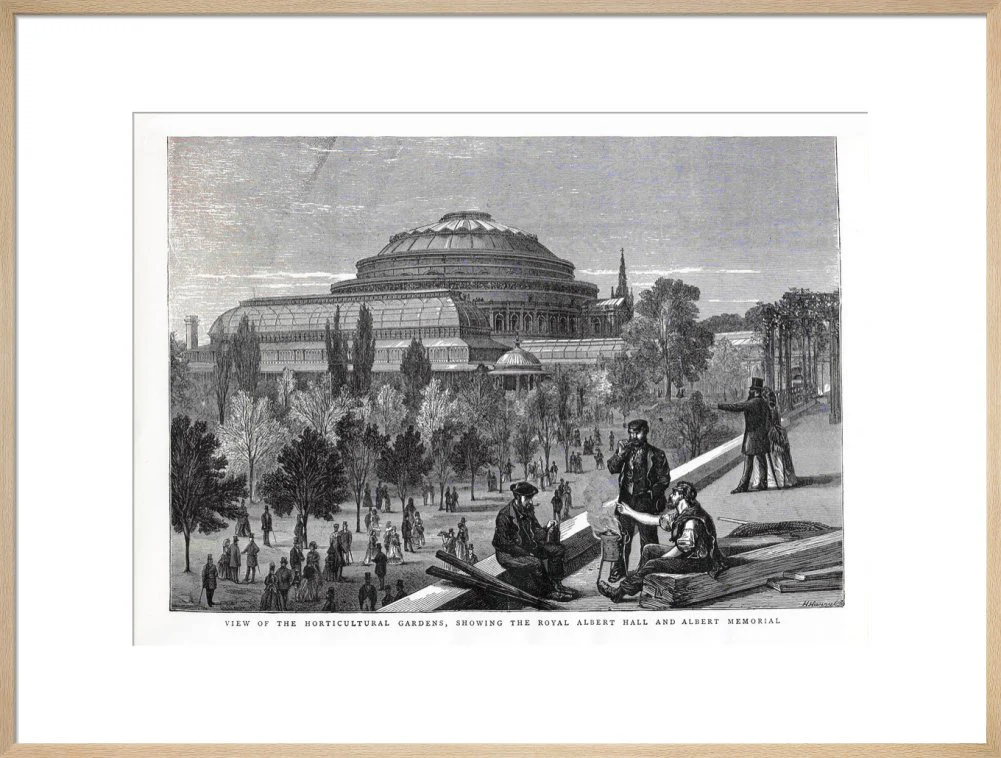 Exterior of the Royal Albert Hall from the Royal Horticultural Society Gardens Art Print - Image 22