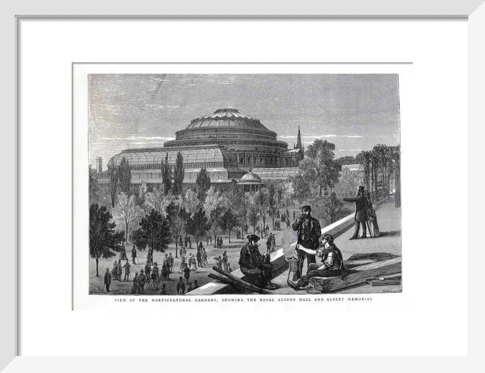 Exterior of the Royal Albert Hall from the Royal Horticultural Society Gardens Art Print - Image 24