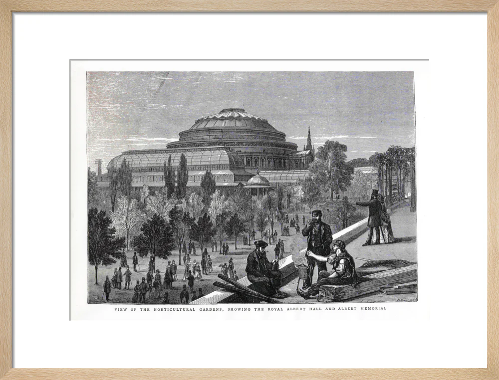 Exterior of the Royal Albert Hall from the Royal Horticultural Society Gardens Art Print - Image 31