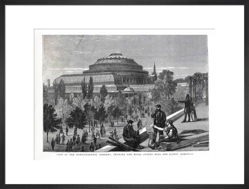 Exterior of the Royal Albert Hall from the Royal Horticultural Society Gardens Art Print - Image 33