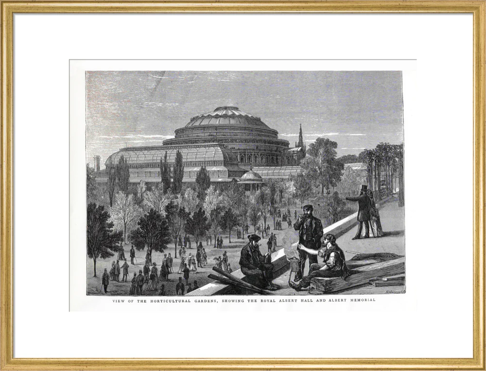 Exterior of the Royal Albert Hall from the Royal Horticultural Society Gardens Art Print - Image 35