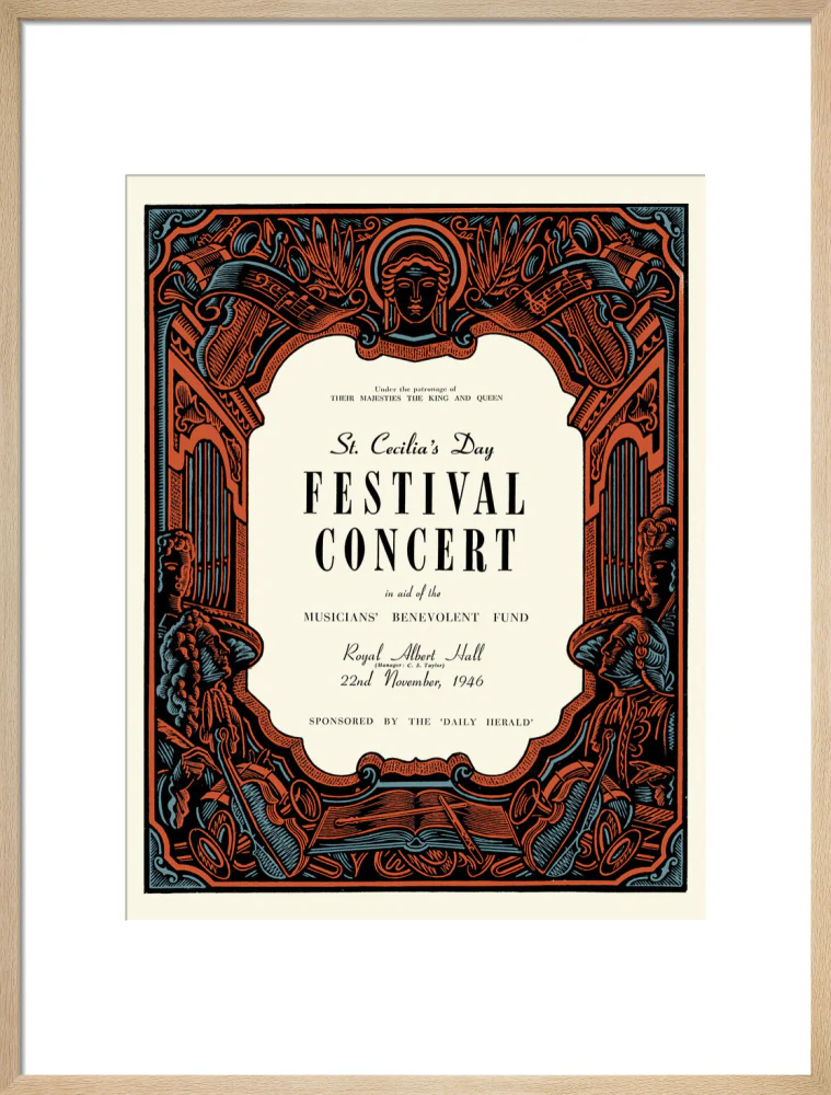 St. Cecilia's Day Festival Concert Art Print - Image 36