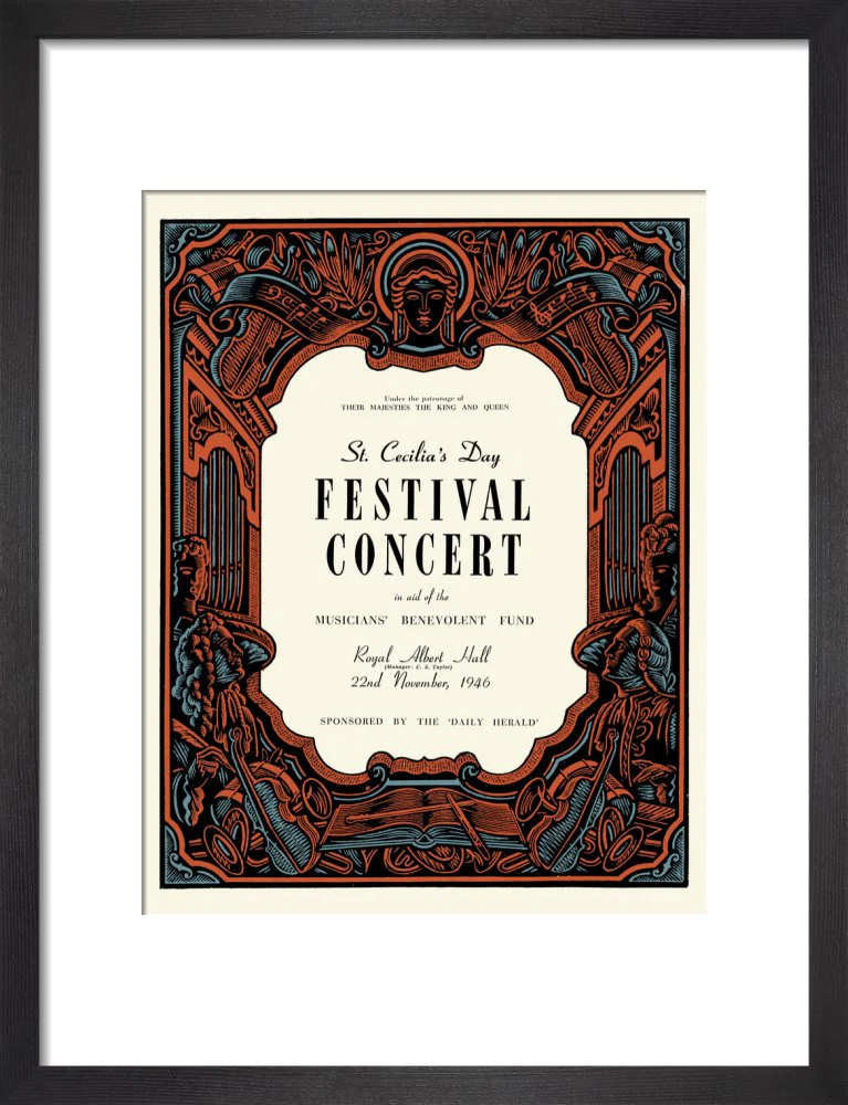 St. Cecilia's Day Festival Concert Art Print - Image 4