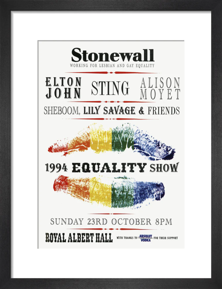 Stonewall 1994 Equality Show Art Print