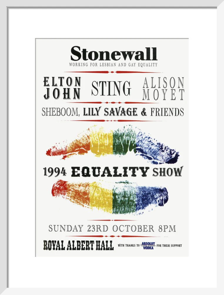 Stonewall 1994 Equality Show Art Print - Image 10