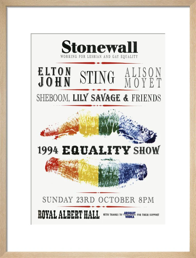 Stonewall 1994 Equality Show Art Print - Image 12