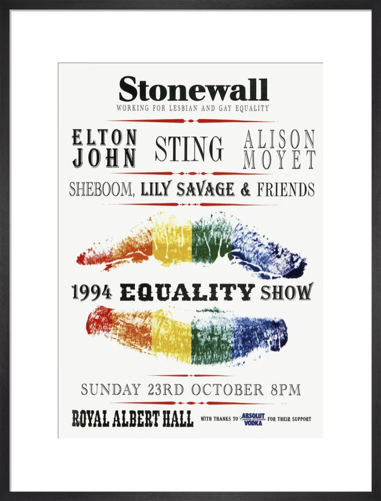 Stonewall 1994 Equality Show Art Print - Image 14