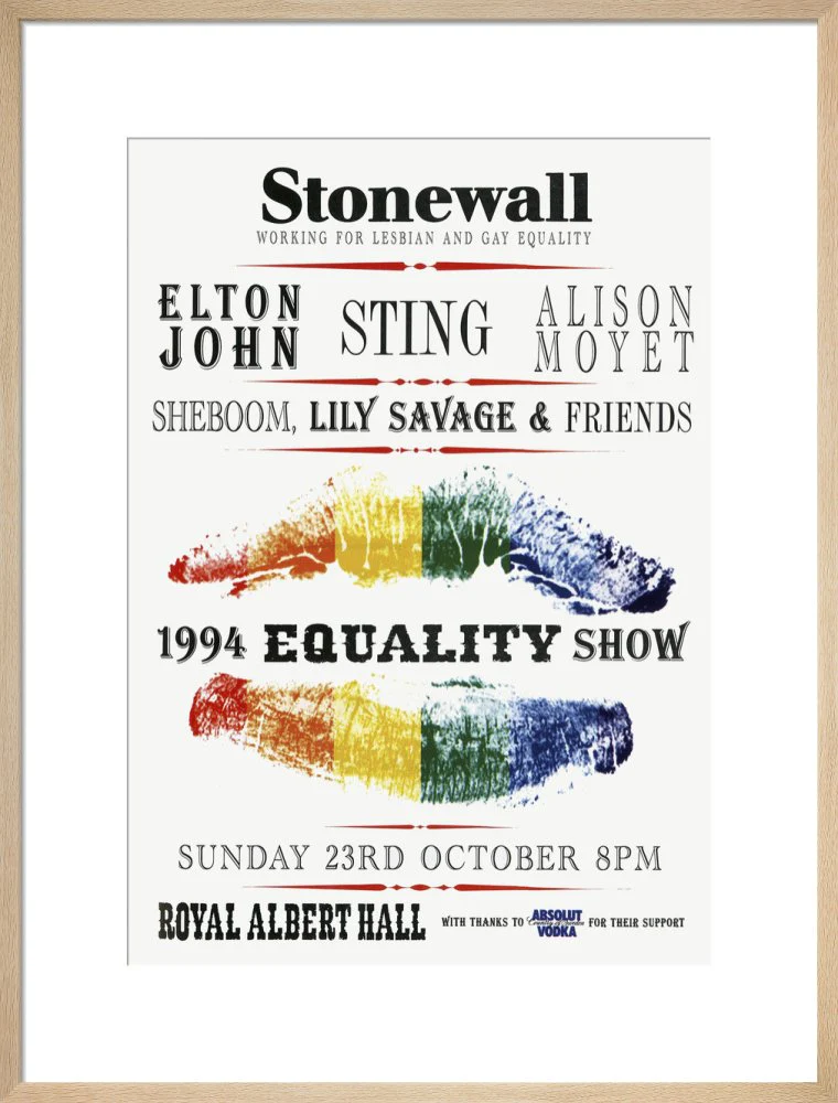 Stonewall 1994 Equality Show Art Print - Image 17