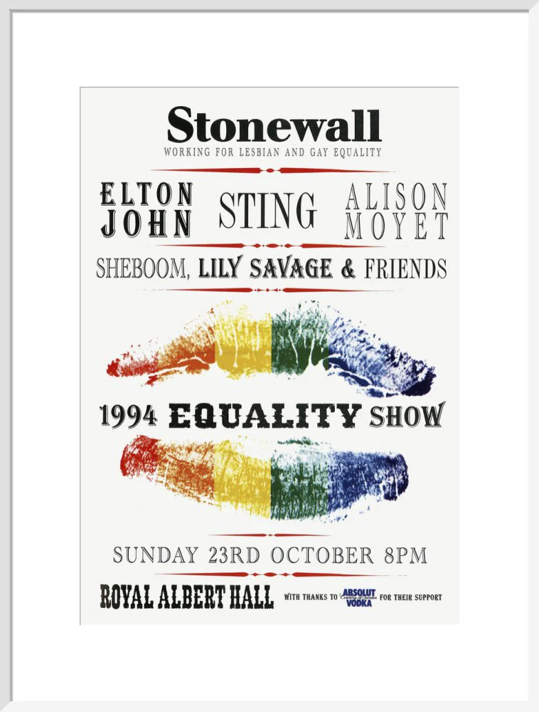 Stonewall 1994 Equality Show Art Print - Image 20
