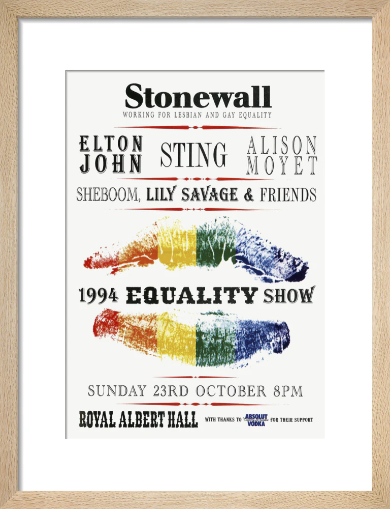 Stonewall 1994 Equality Show Art Print - Image 26