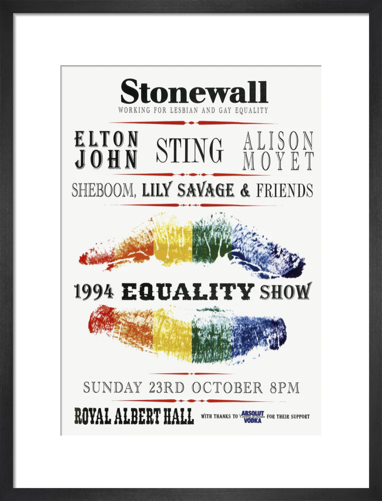 Stonewall 1994 Equality Show Art Print - Image 28