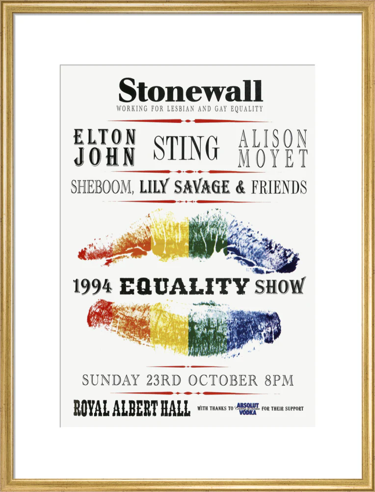 Stonewall 1994 Equality Show Art Print - Image 35