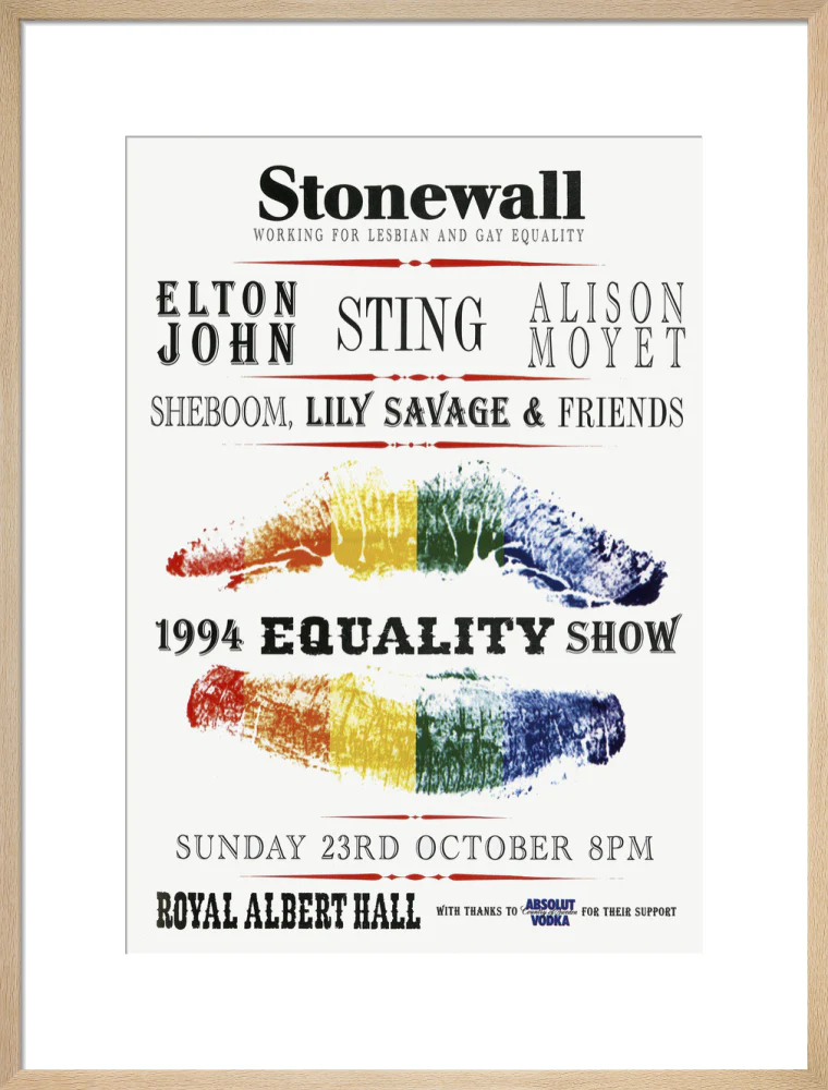 Stonewall 1994 Equality Show Art Print - Image 36