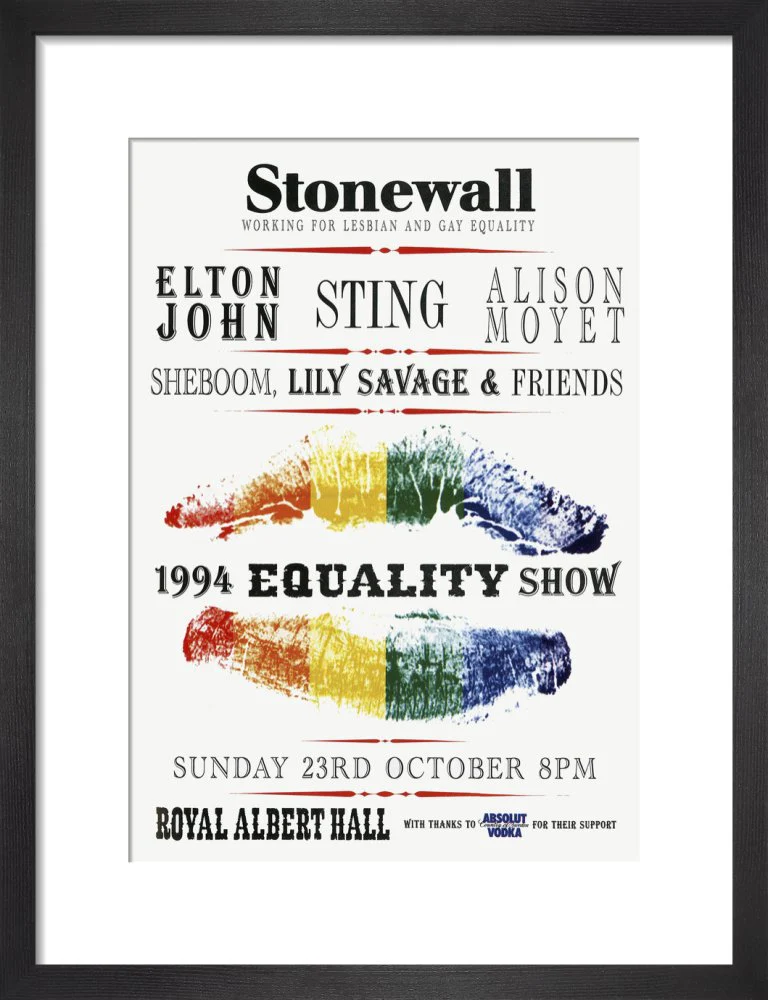Stonewall 1994 Equality Show Art Print - Image 4