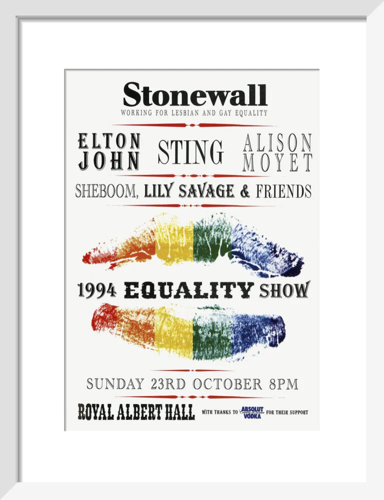 Stonewall 1994 Equality Show Art Print - Image 5