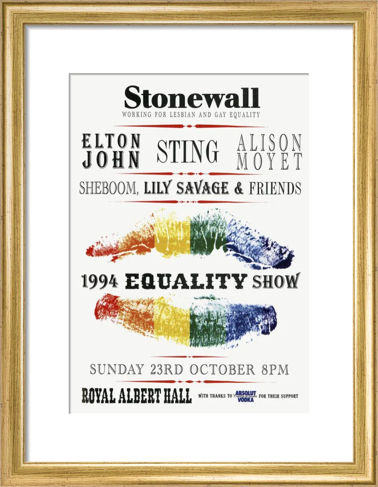 Stonewall 1994 Equality Show Art Print - Image 6