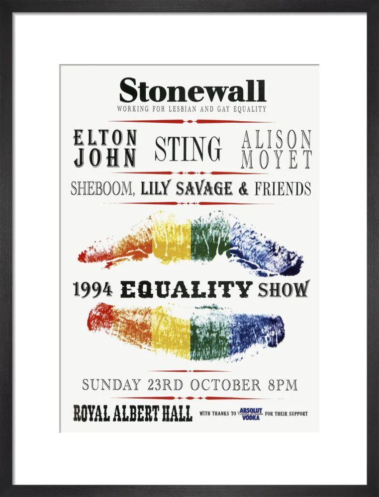 Stonewall 1994 Equality Show Art Print - Image 9