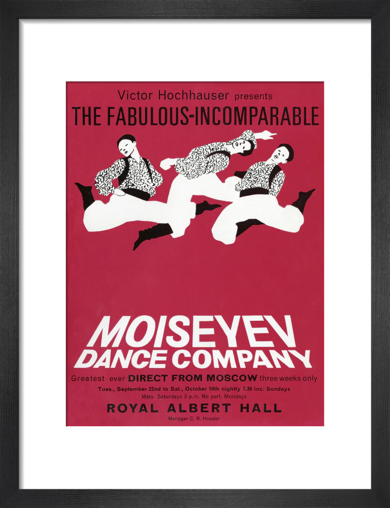 Moiseyev Dance Company Art Print
