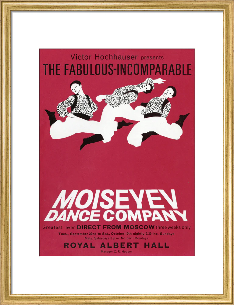 Moiseyev Dance Company Art Print - Image 30