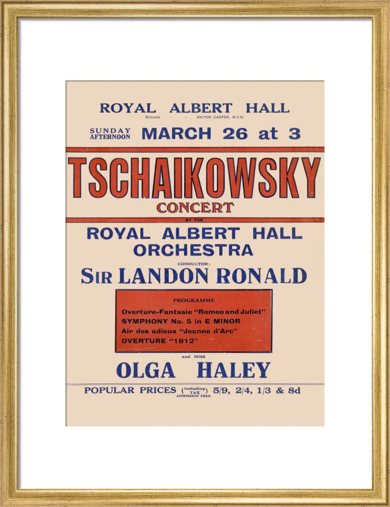 Tschaikowsky's Special Sunday Concerts (1921-1922 Season) Art Print - Image 11