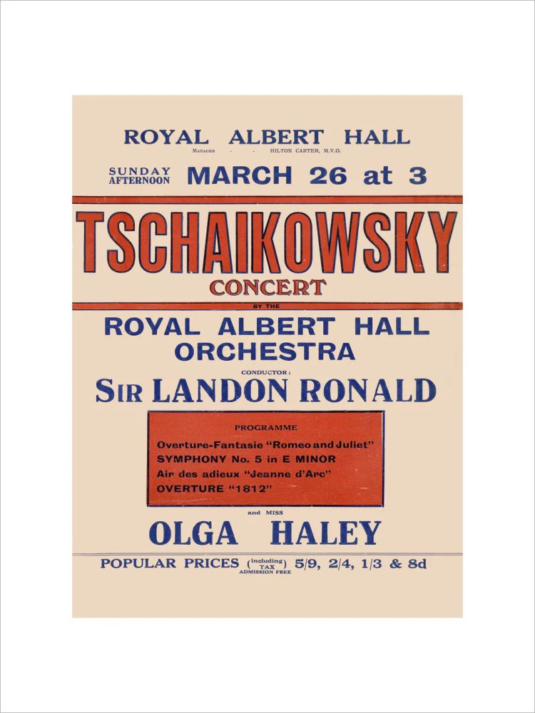 Tschaikowsky's Special Sunday Concerts (1921-1922 Season) Art Print - Image 27