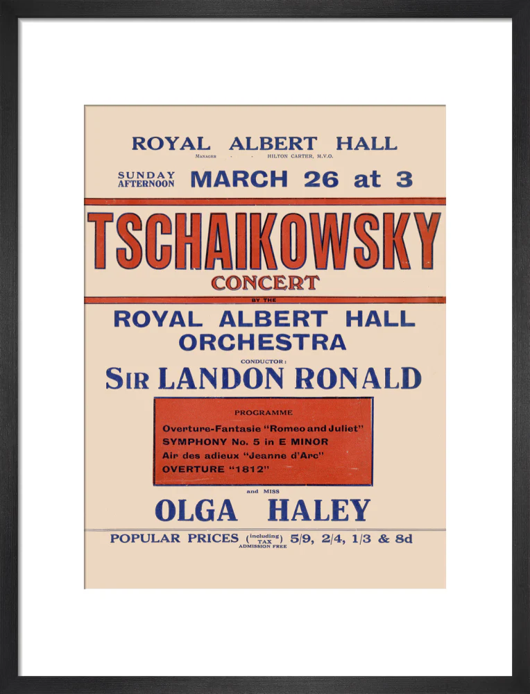 Tschaikowsky's Special Sunday Concerts (1921-1922 Season) Art Print - Image 28
