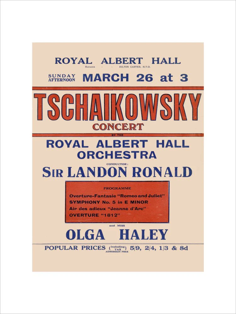 Tschaikowsky's Special Sunday Concerts (1921-1922 Season) Art Print - Image 37