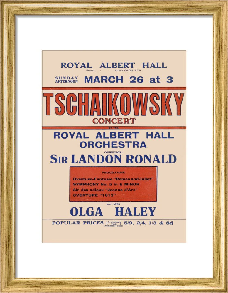 Tschaikowsky's Special Sunday Concerts (1921-1922 Season) Art Print - Image 6