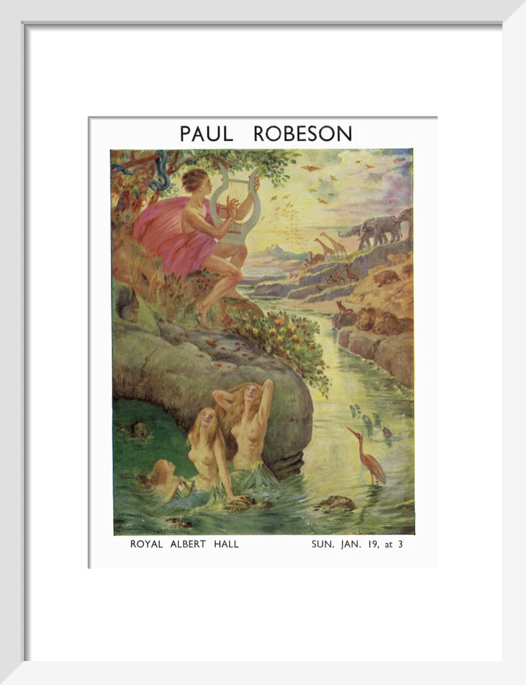 Paul Robeson Concert Art Print - Image 24