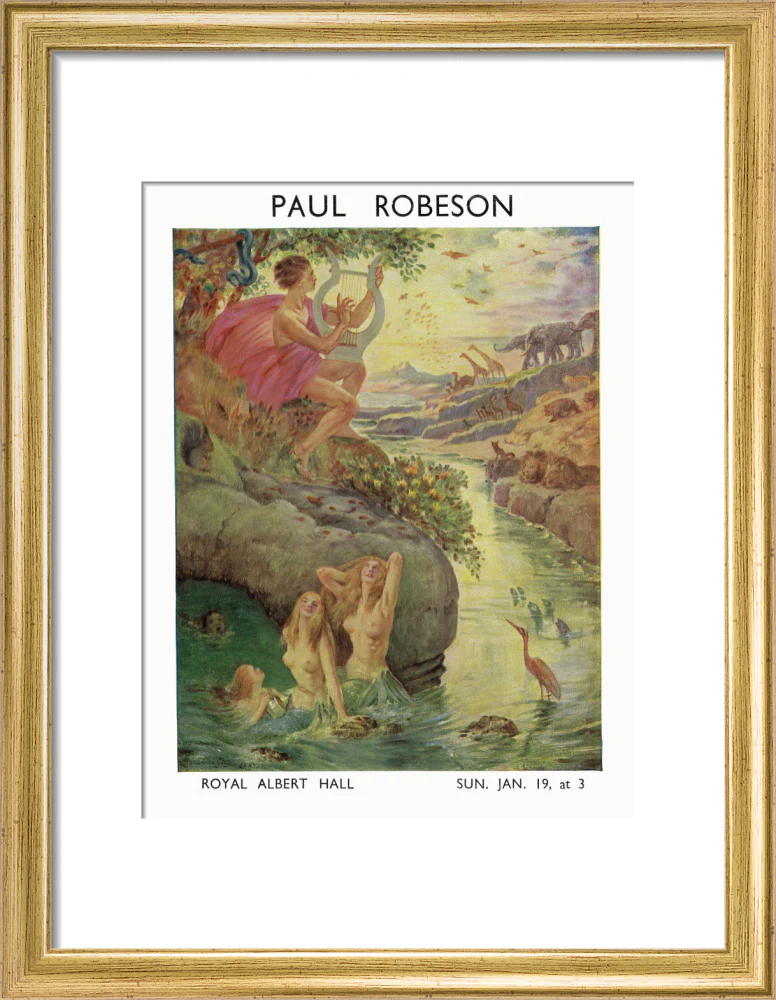 Paul Robeson Concert Art Print - Image 25