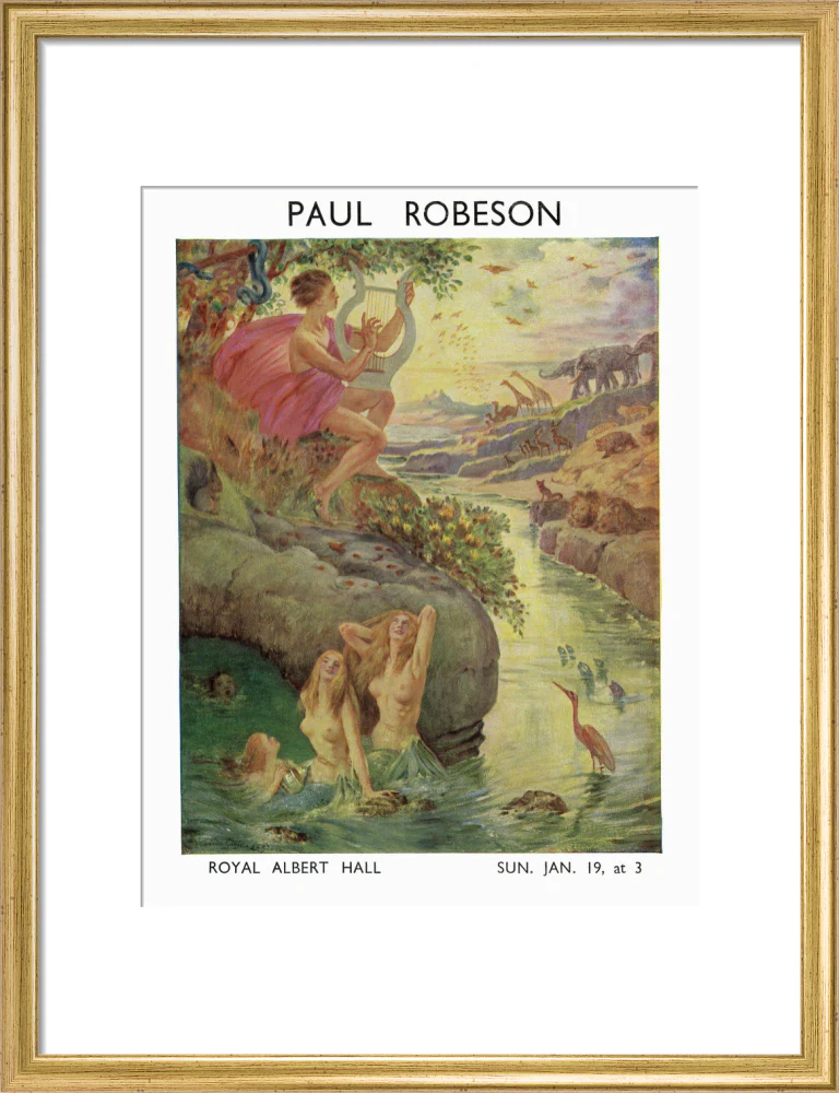Paul Robeson Concert Art Print - Image 30