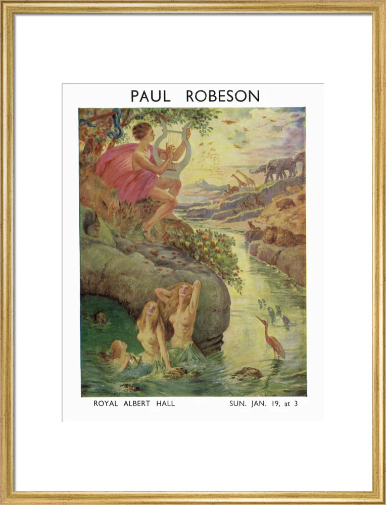 Paul Robeson Concert Art Print - Image 35