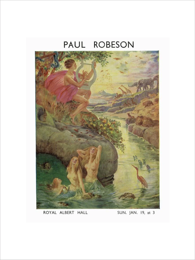 Paul Robeson Concert Art Print - Image 37