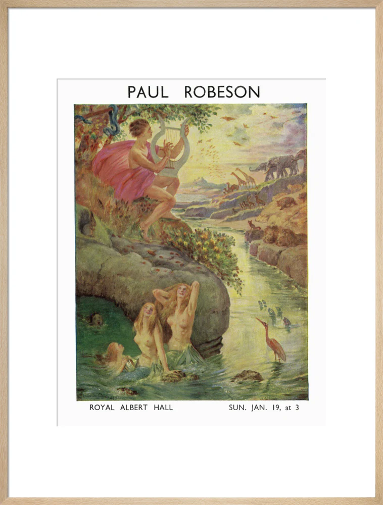 Paul Robeson Concert Art Print - Image 41