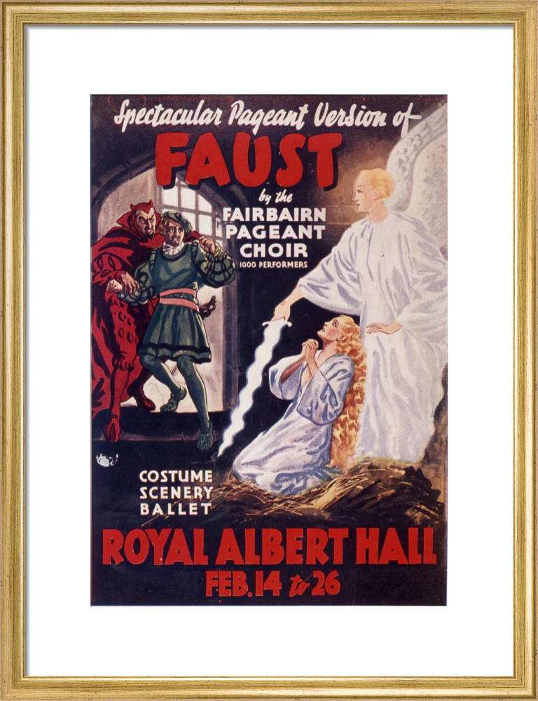 Gounod's 'Faust' 1938 Art Print - Image 30
