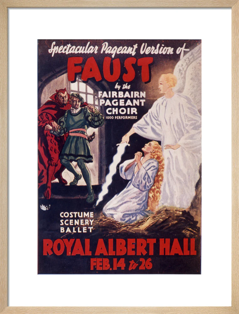 Gounod's 'Faust' 1938 Art Print - Image 31