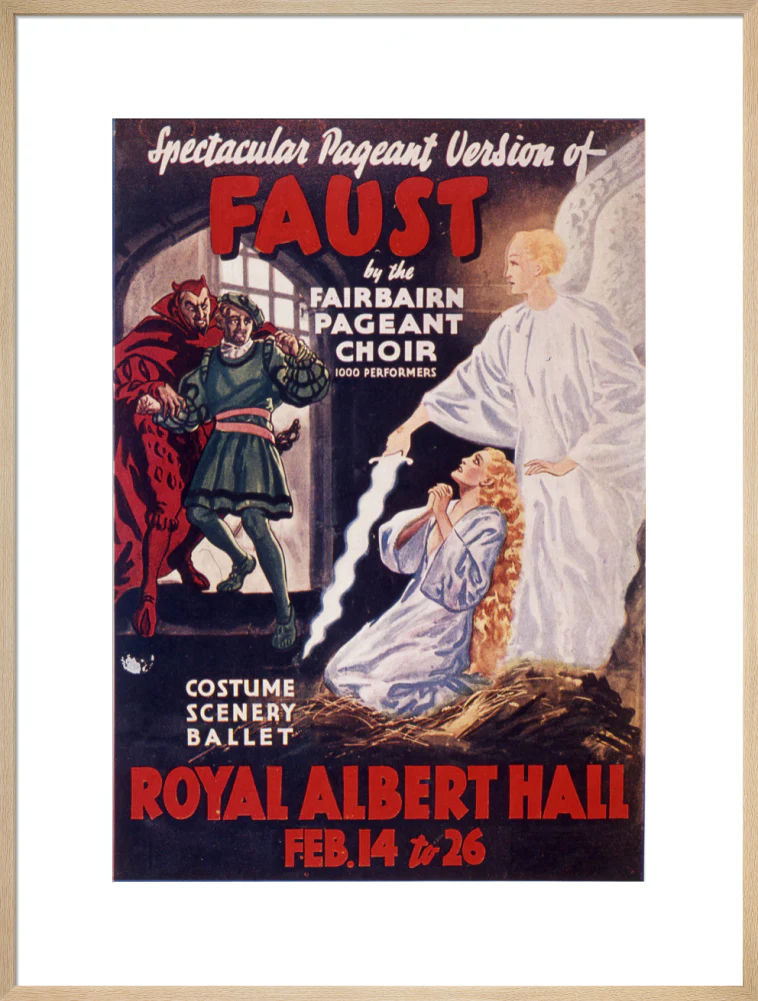 Gounod's 'Faust' 1938 Art Print - Image 41