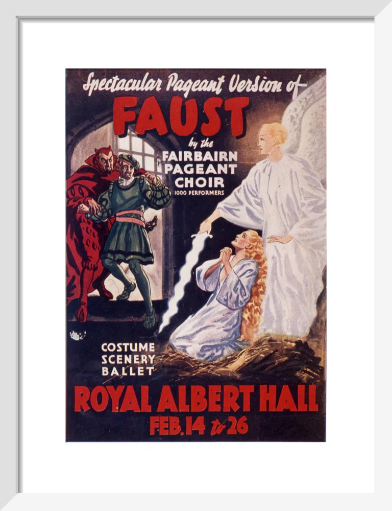 Gounod's 'Faust' 1938 Art Print - Image 5
