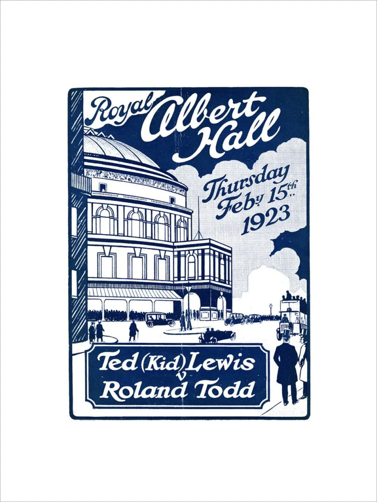 Boxing Contest, Ted 'Kid' Lewis v Roland Todd Art Print - Image 23