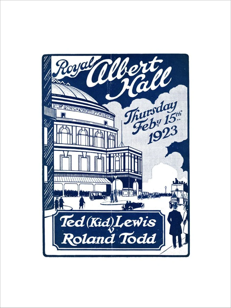 Boxing Contest, Ted 'Kid' Lewis v Roland Todd Art Print - Image 37